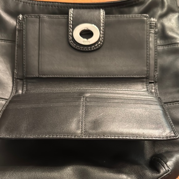 Coach Black Leather Hobo Bag - Picture 3 of 13